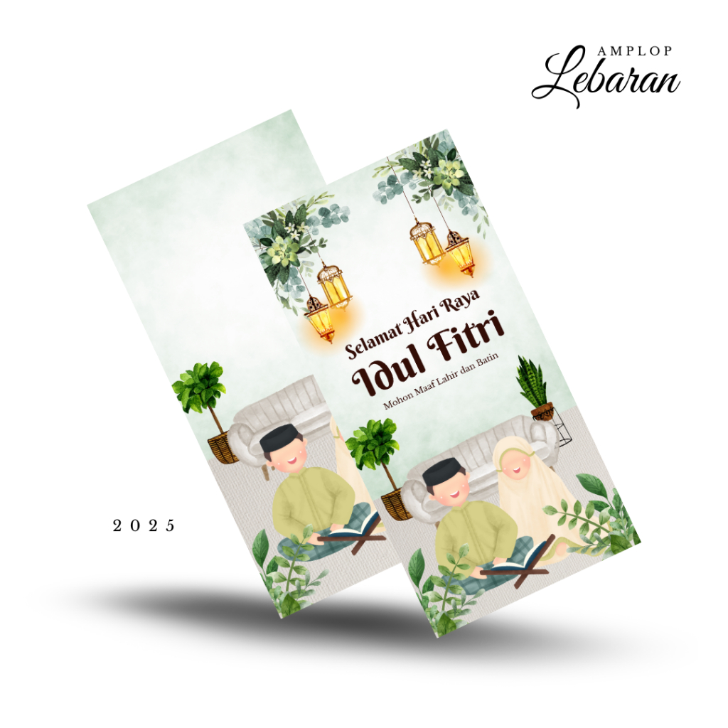 

Amplop Lebaran Panjang Bahan Premium Tebal Box Isi 50 pcs Desain Tema Karakter Lucu Islami 2025