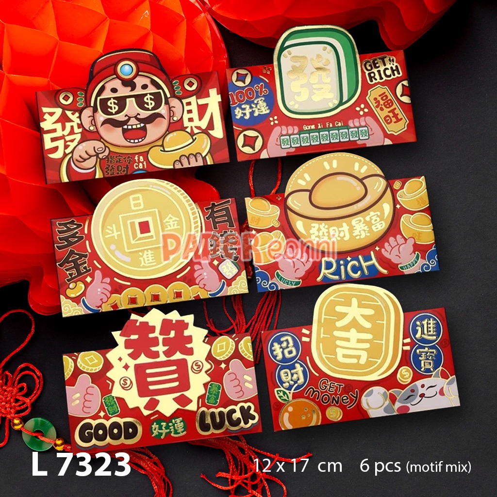 

ANGPAO 3D JUMBO 2025 Tahun baru ULAR Sin Cia cartoon, lucu, amplop, red pocket, hongbao