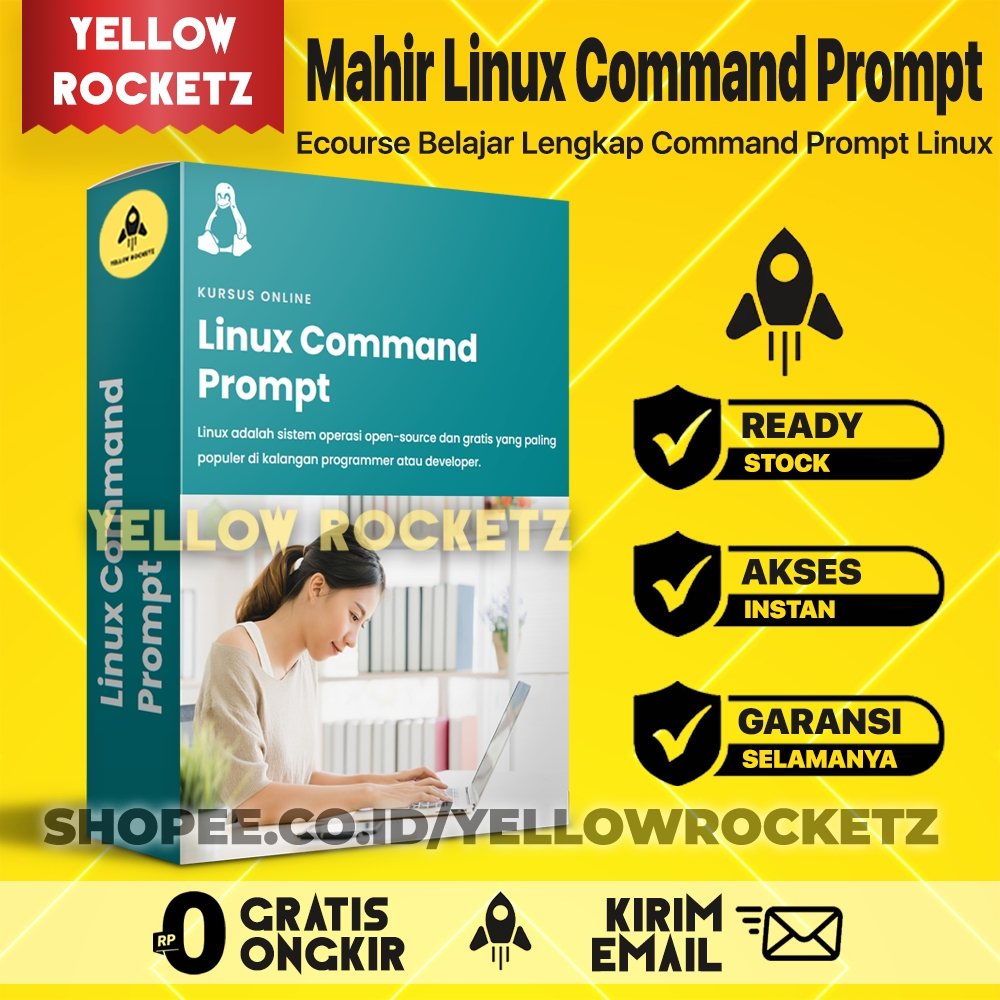BELAJAR COMMAND PROMPT LINUX BEGINNER - Fundamental CMD Linux - Materi Video