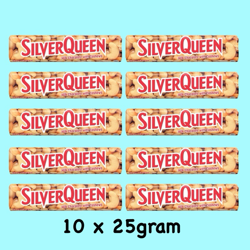 

SILVERQUEEN Cashew Mede 25gr x 10