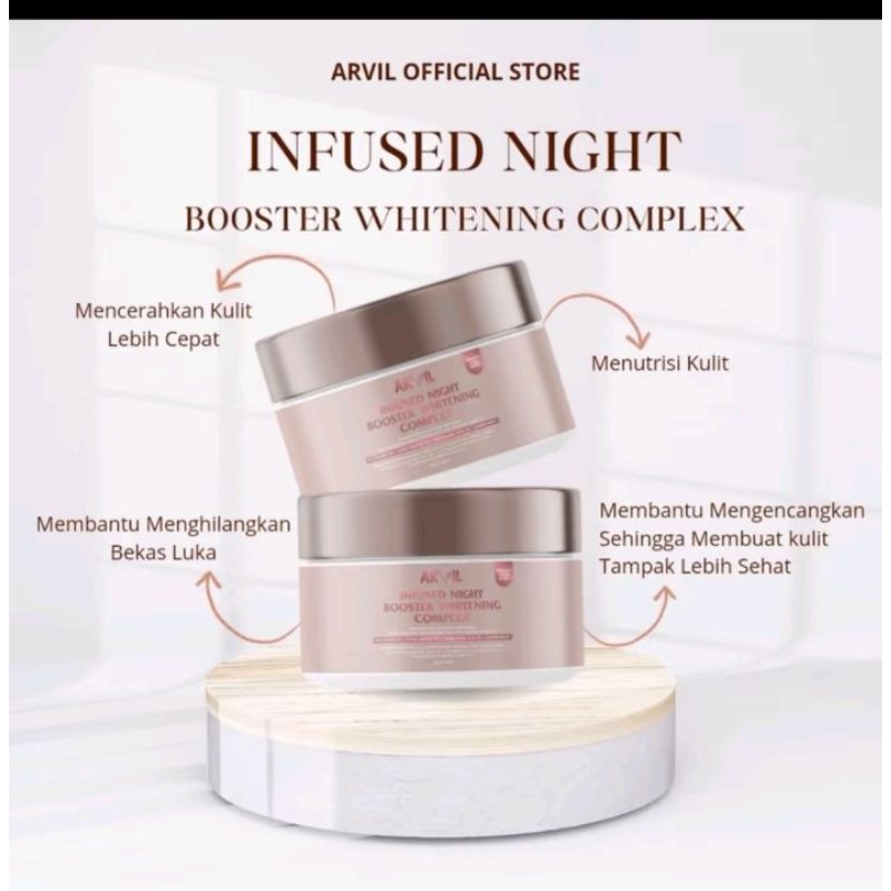 body lotion ARVIL booster whitening   infus badan ori bpom