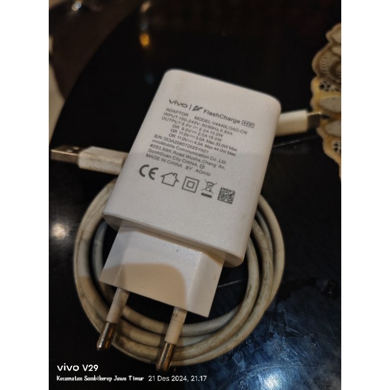Chargee Vivo 44Watt copotan