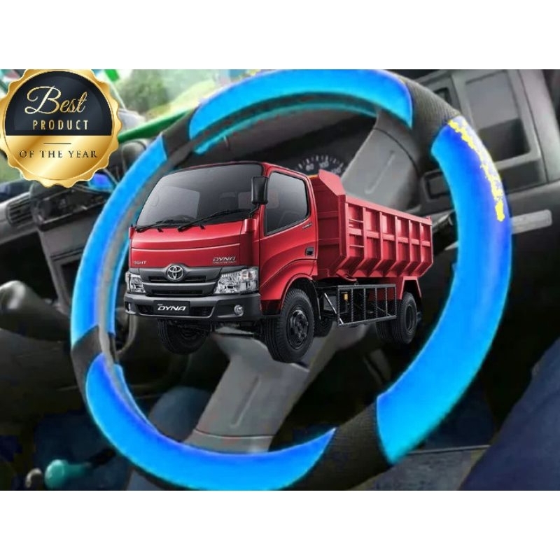 cover bungkus stir mobil truk dyna/variasi sarung stir truk dyna universal terbaru