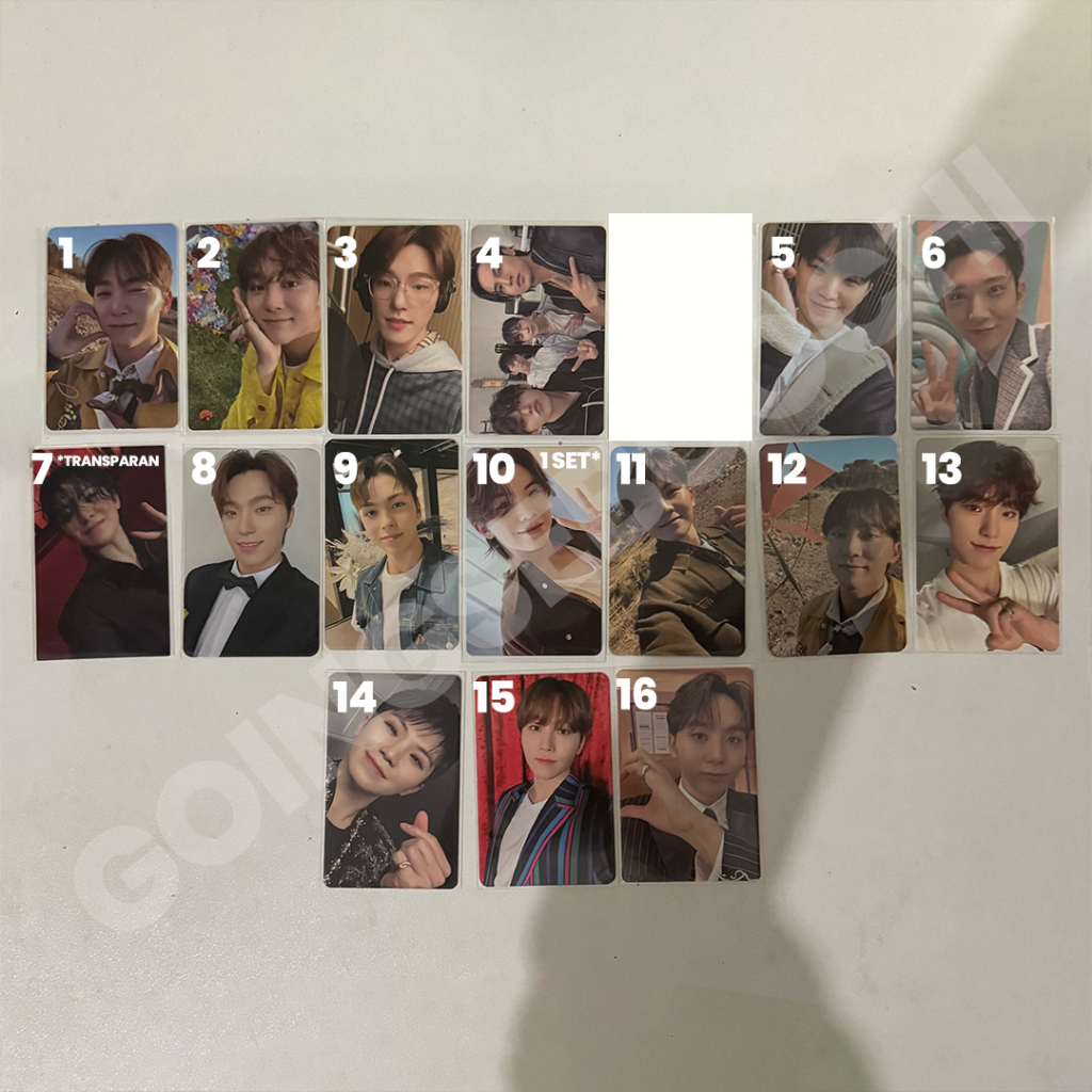 SEVENTEEN PHOTOCARD SCOUPS JEONGHAN JOSHUA JUN HOSHI WOOZI THE8 DK SEUNGKWAN VERNON DINO  S17 SEMICO