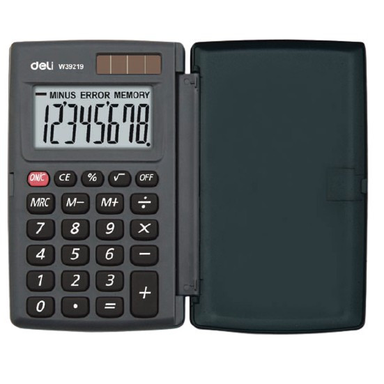 

Kalkulator Saku Mini DELI Pocket Calculator ( 8 digit ) 39219