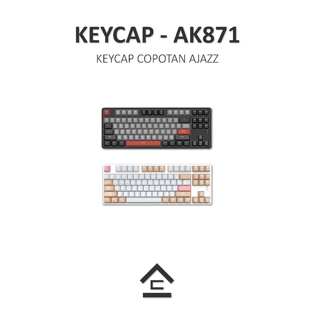 KEYCAPS KEYBOARD - TKL - COPOTAN AJAZZ ak871 - OEM PROFILE