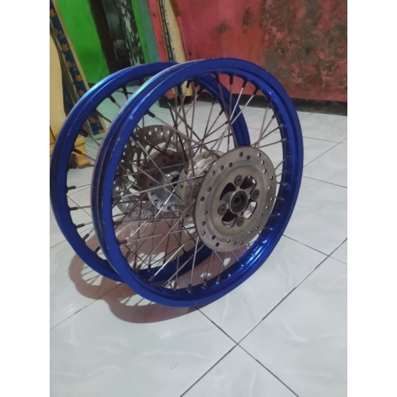 velg pelek ruji Copotan Honda Sonic 150R 1set tinggal pasang minus lecet pemakaian