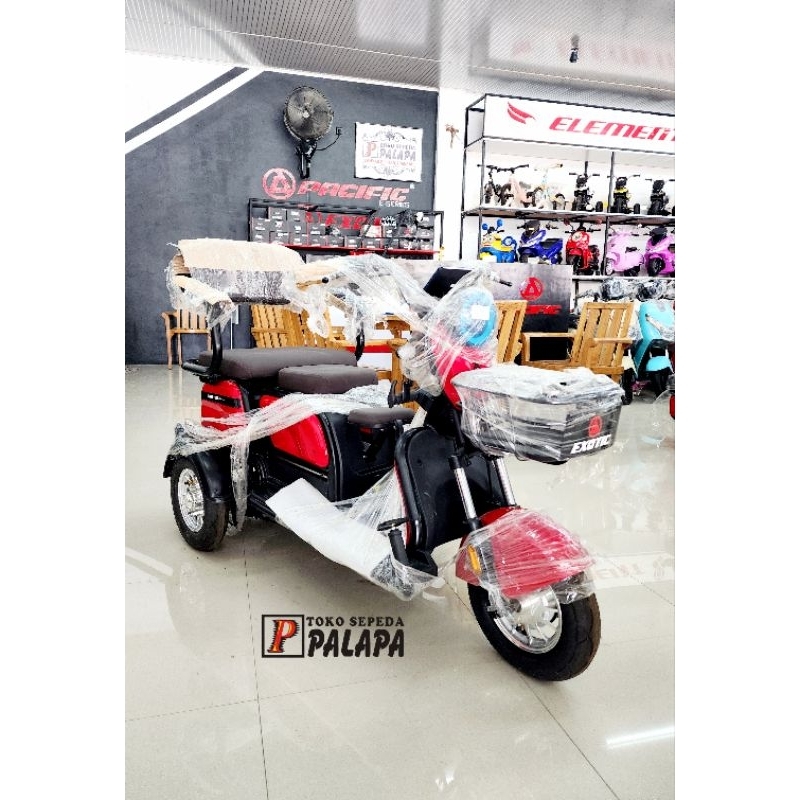 SEPEDA LISTRIK EXOTIC SIERRA RODA TIGA 3 Electric Bike