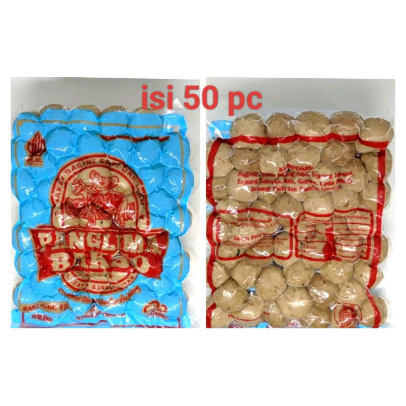 

ANEKA BAKSO/BASO /FFROZEN ISI 50 PC