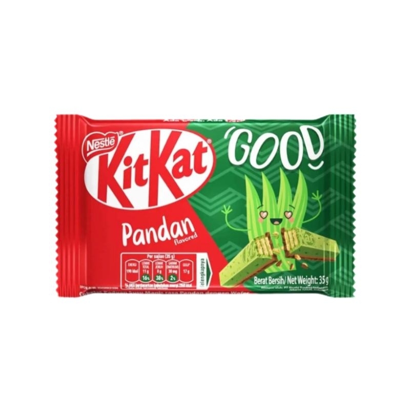 

Kit Kat Chocolate 4 Fingers Pandan 35G