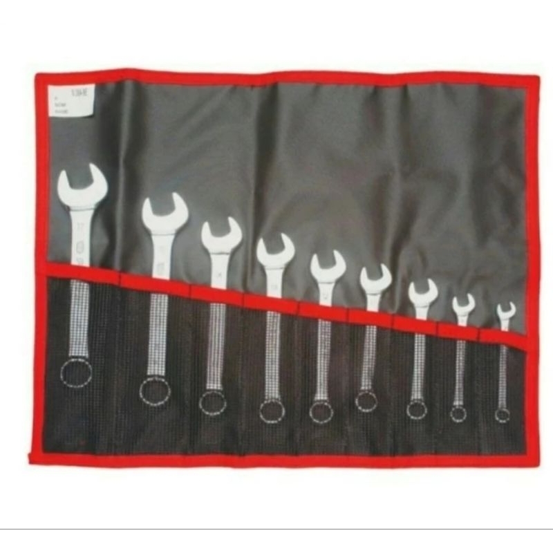 FACOM COMBINATION WRENCH SET 39.JE 10T 10 pcs FM0000634 mm dan Facom Set 16 Pcs Kunci Ring Pas Kombi
