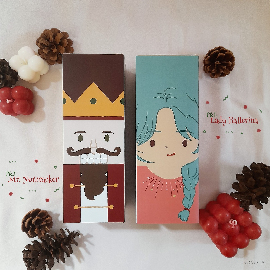 

P&L Gift Nutcracker Lady Ballerina Natal Christmas Hadiah Kado Hampers Snack Box Wisuda Ulang Tahun