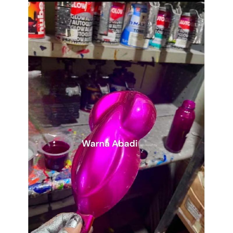 Cat Candy Tone pink ping Pu Cat Transparan Cat pink Terang 250ml