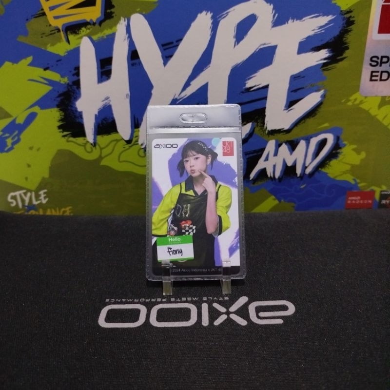 Photocard Axioo X JKT48 Fiony