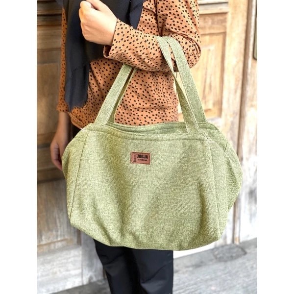 Jogja pride/ Hand Bag Travel Goni Premium Tas Traveling Goni Premium Polos