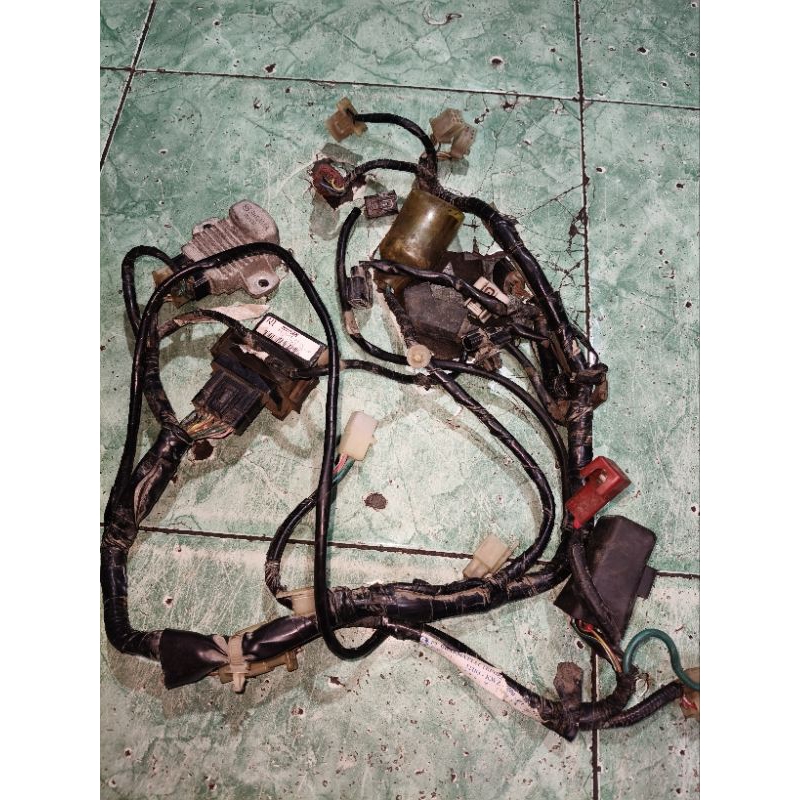 kabel body seat ECU Revo matic AT Kwz barang masih bagus ORI bawaan copotan motor asli