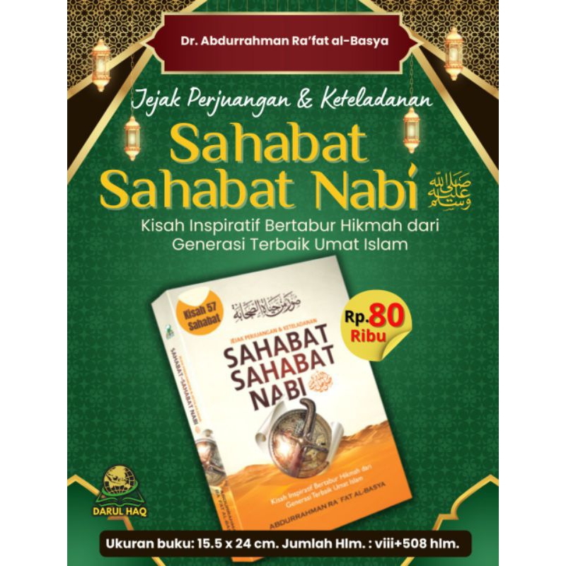 

Murah!! Jejak Perjuangan & Keteladanan Sahabat² Nabi Darul Haq