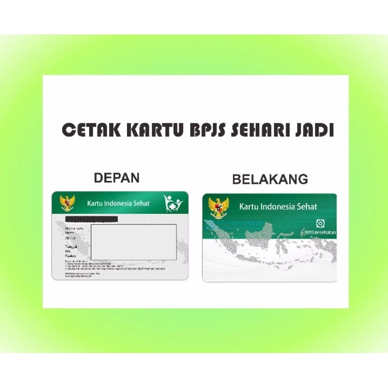 

Kartu Sehat PVC