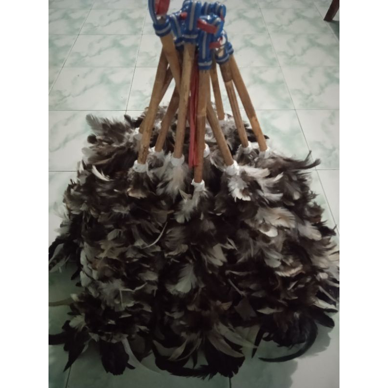 Kemoceng Bulu Ayam asli