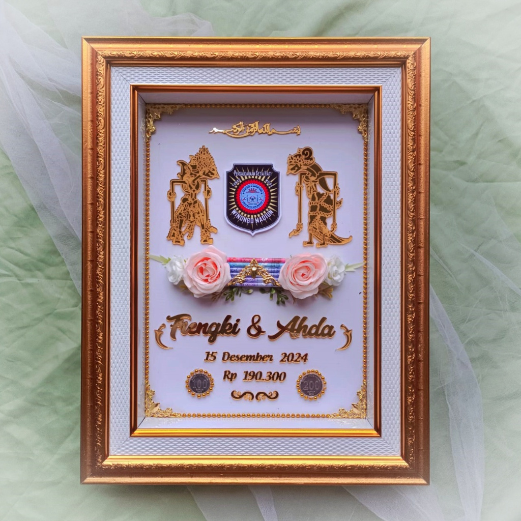 Mahar Nikah Model PSHW Wayang Gold