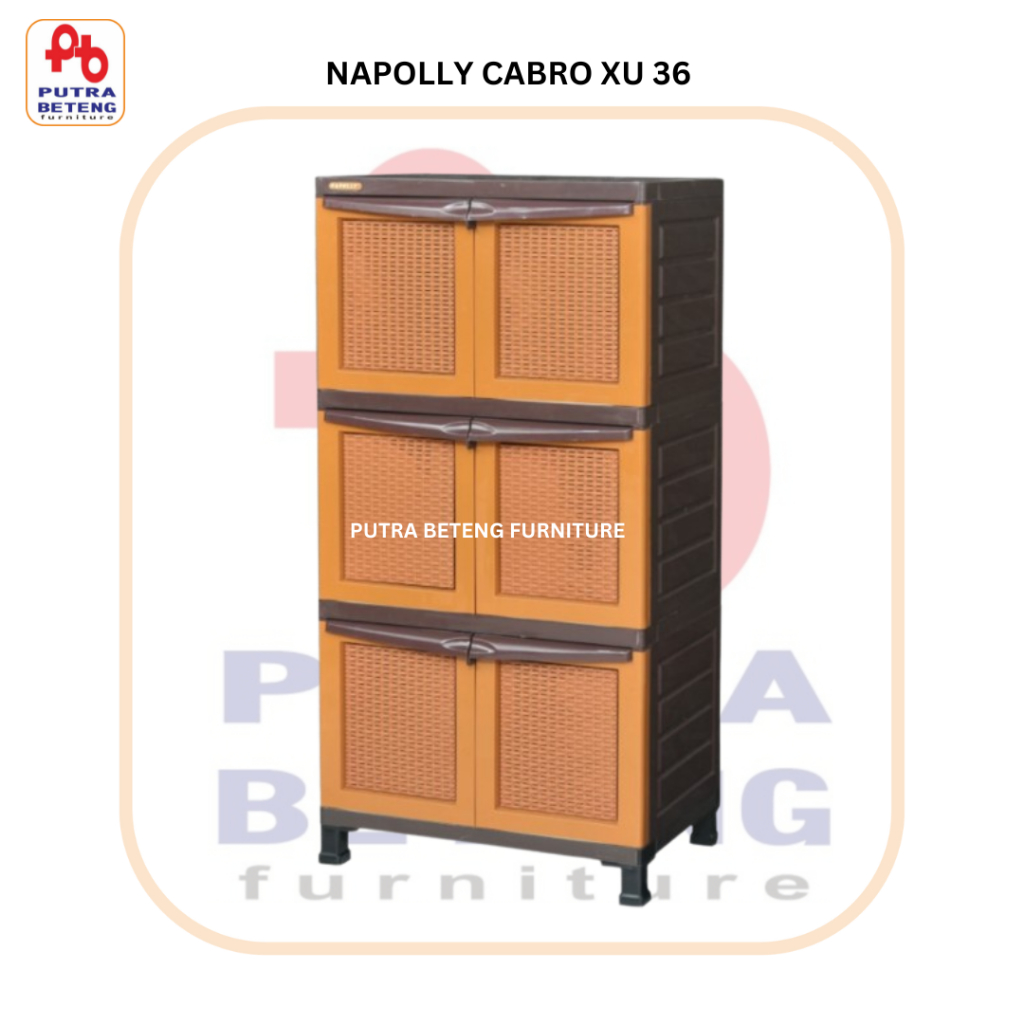 Lemari Plastik Napolly Cabro XU 36