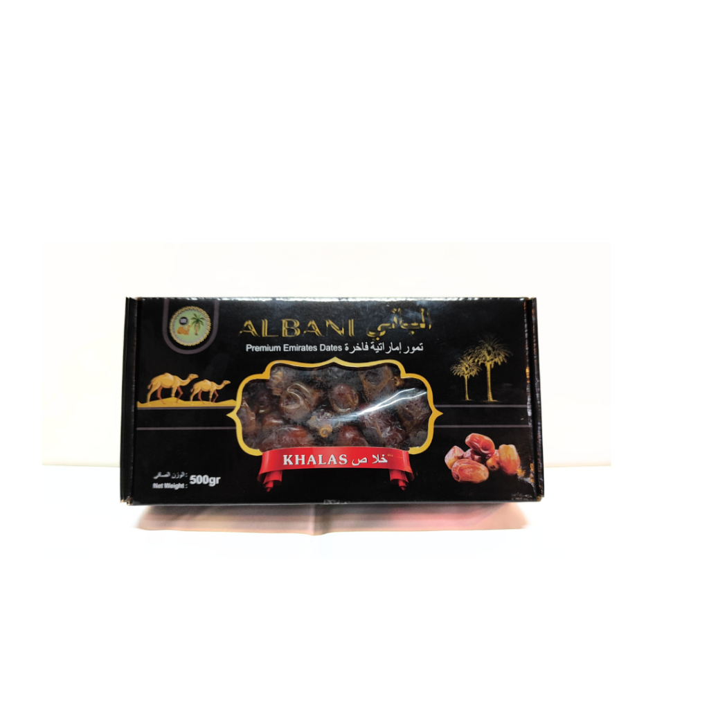 

[ COD ] Kurma Khalas Albani 500 Gram / Kurma Khalas Lembut Manis / Khalas Murah / Kurma Khalas