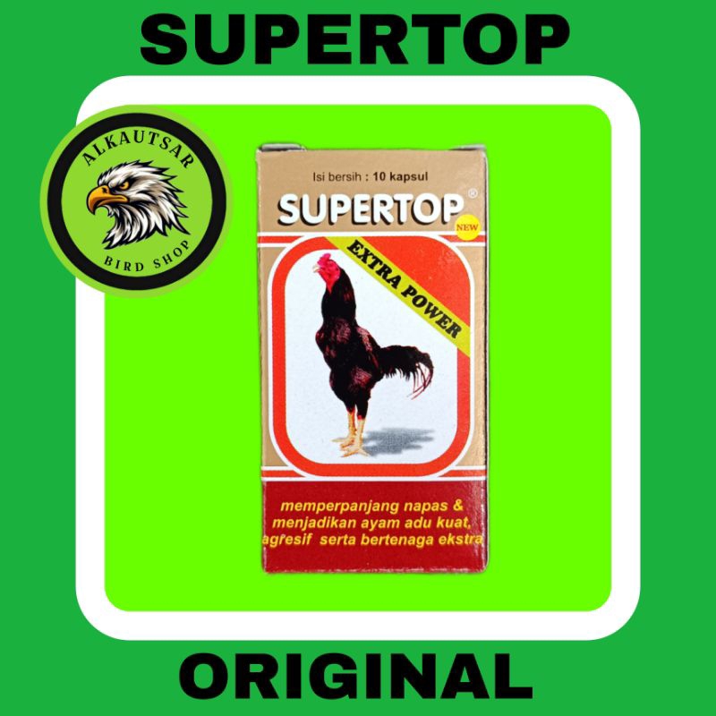 SUPERTOP EXTRA POWER VITAMIN AYAM SUPER TOP AYAM ORIGINAL