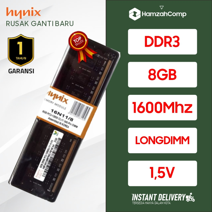RAM 8GB DDR3 Komputer Longdimm