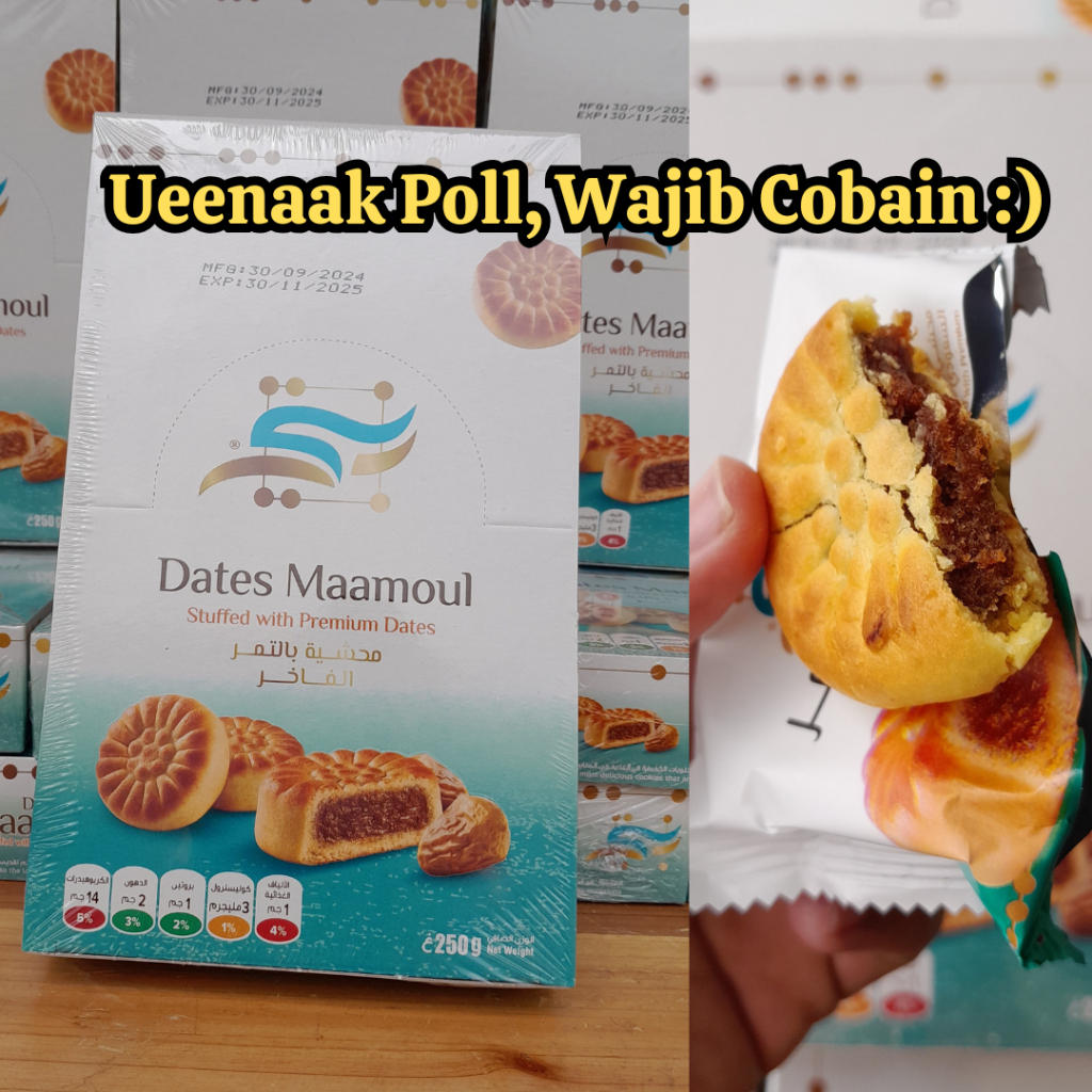 

Biskuit Kurma Lezat - Maamoul Bentte | Pas buat Oleh Oleh Umroh dan Haji