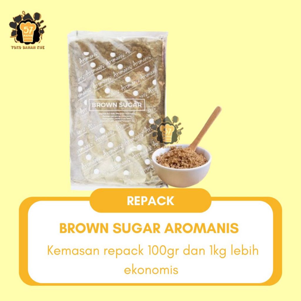 

BROWN SUGAR AROMANIS REPACK 1KG DAN NON REPACK 2KG