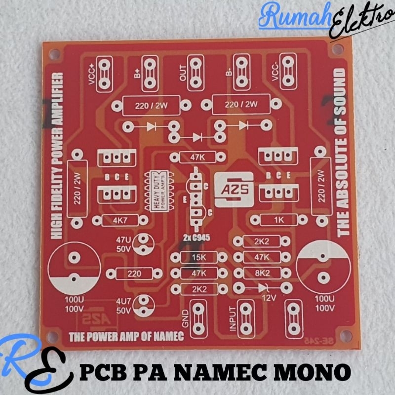 PCB NAMEC THE POWER AMP OF NAMEC PA-061