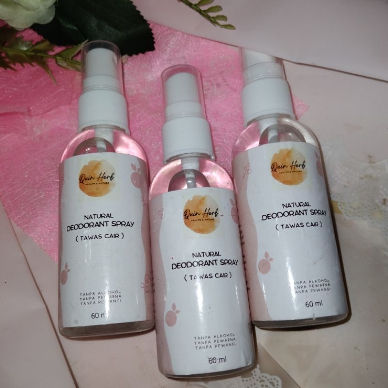 NATURAL DEO SPRAY/DEODORAN TAWAS/DEODORAN TAWAS TANPA ALKOHOL/DEODORAN TAWAS AMPUH 24 JAM/DEOSPRAY/T