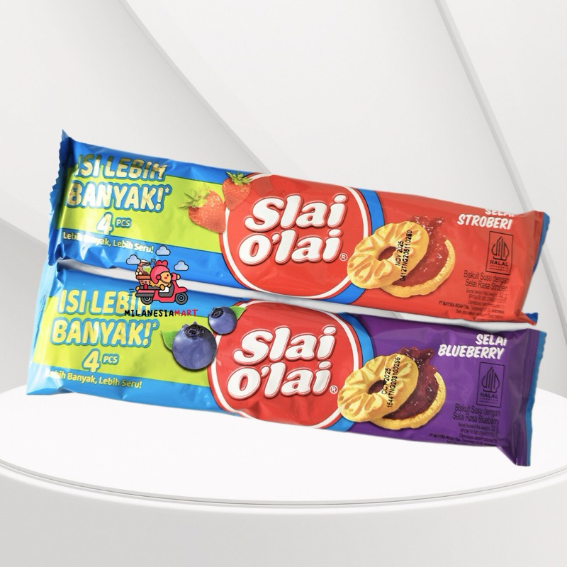 

SLAY O'LAY STROBERI & BLUEBERRY 32G 1PCS / 1PAK ISI 10/ 1DUS ISI 120PCS