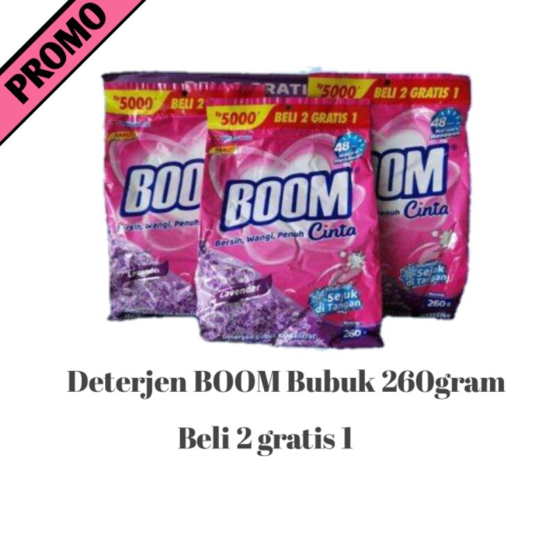 Paket 3PCS Sabun Deterjen BOOM