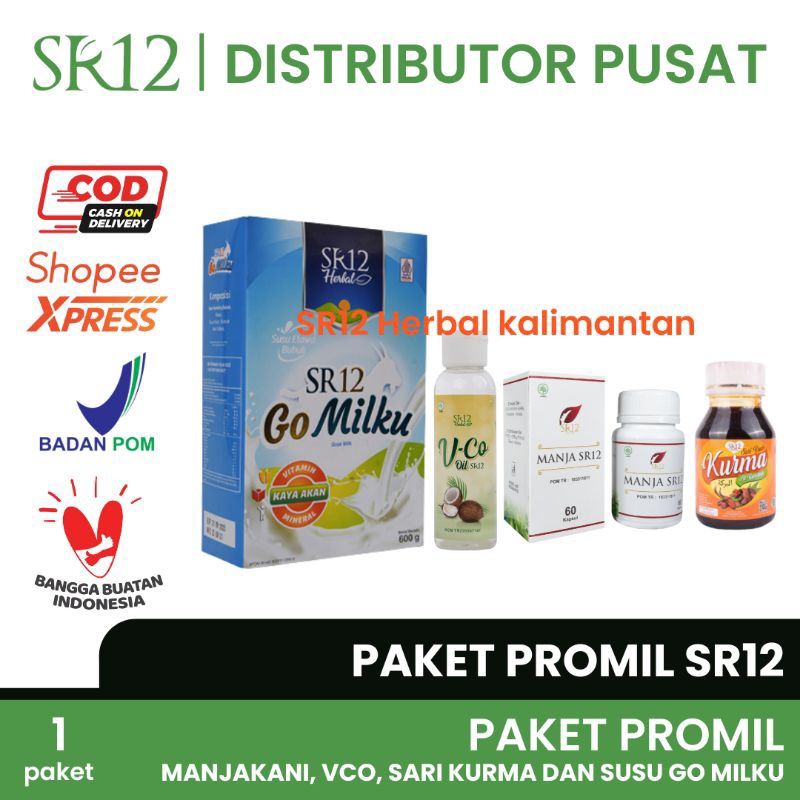Paket Promil SR12 / Promil herbal sr12 / promil sehat