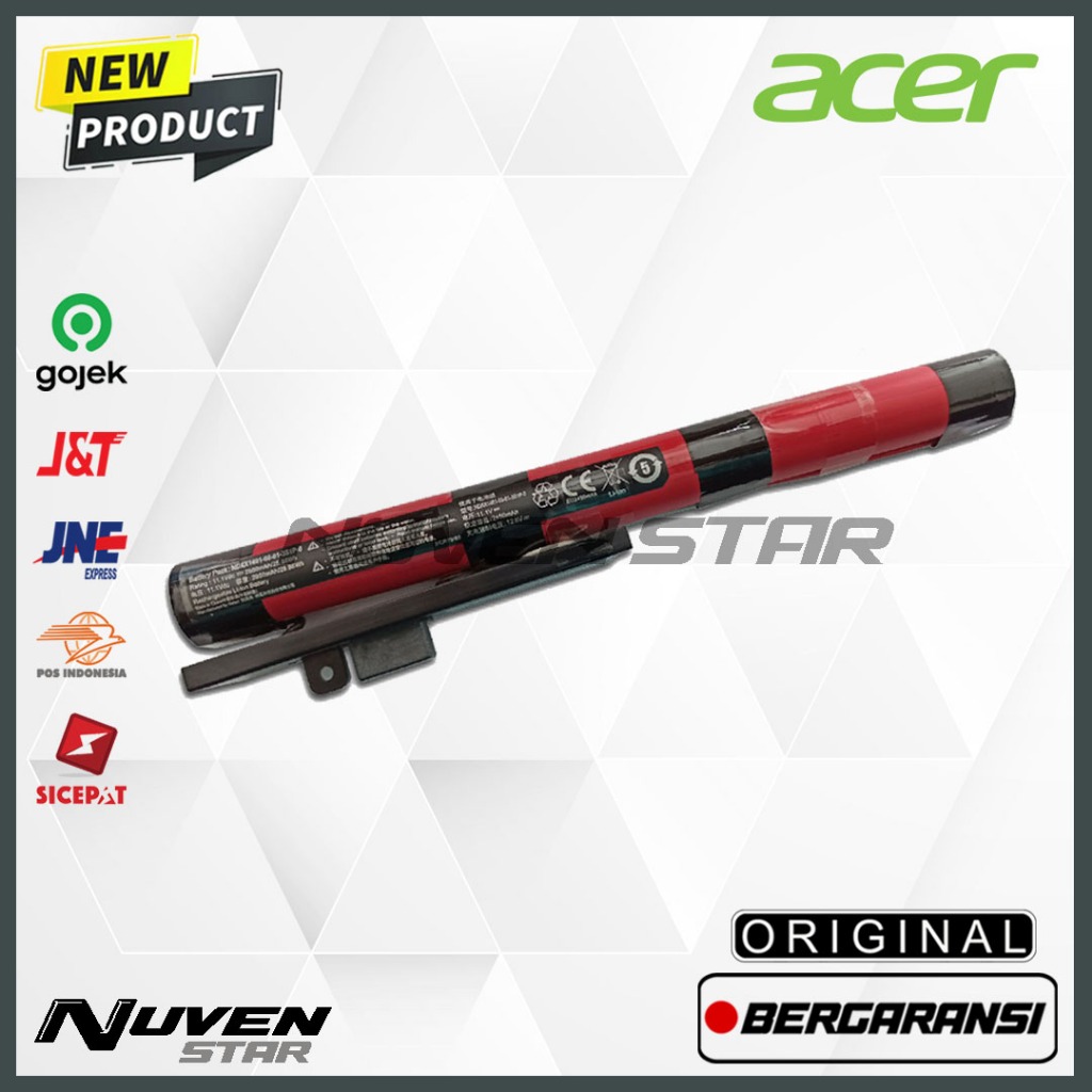 Original Baterai Laptop ACER Aspire One 14 Z1402