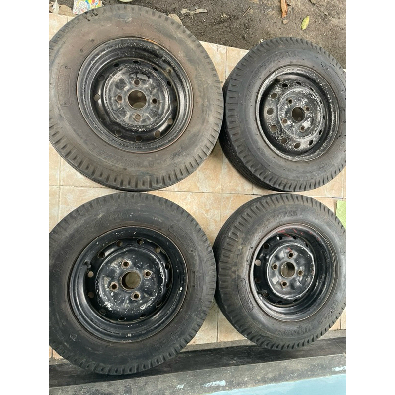 Velg kaleng R13 pcd 4x114 ban ukuran 5.50 mrek GT