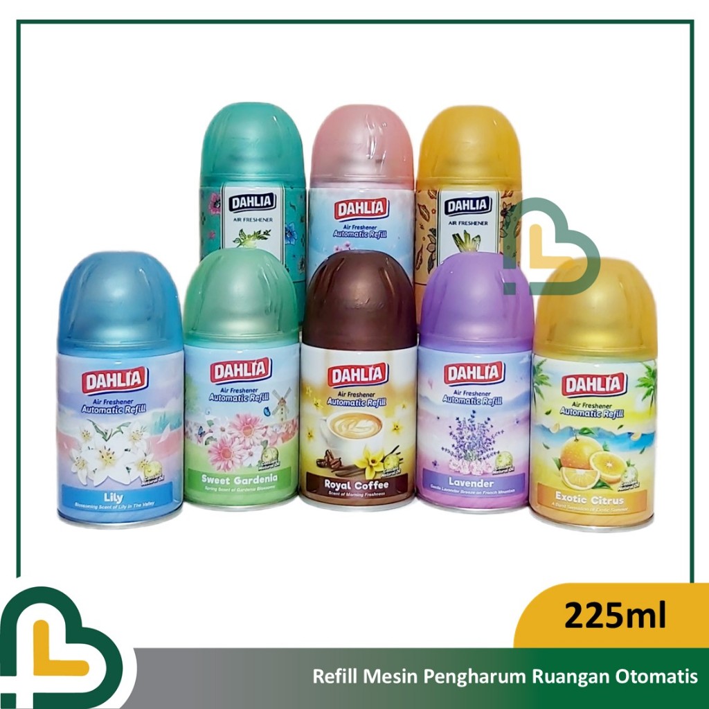 REFILL Mesin Dahlia Matic Spray Pengharum Semprot Otomatis 225ml Teh Keraton
