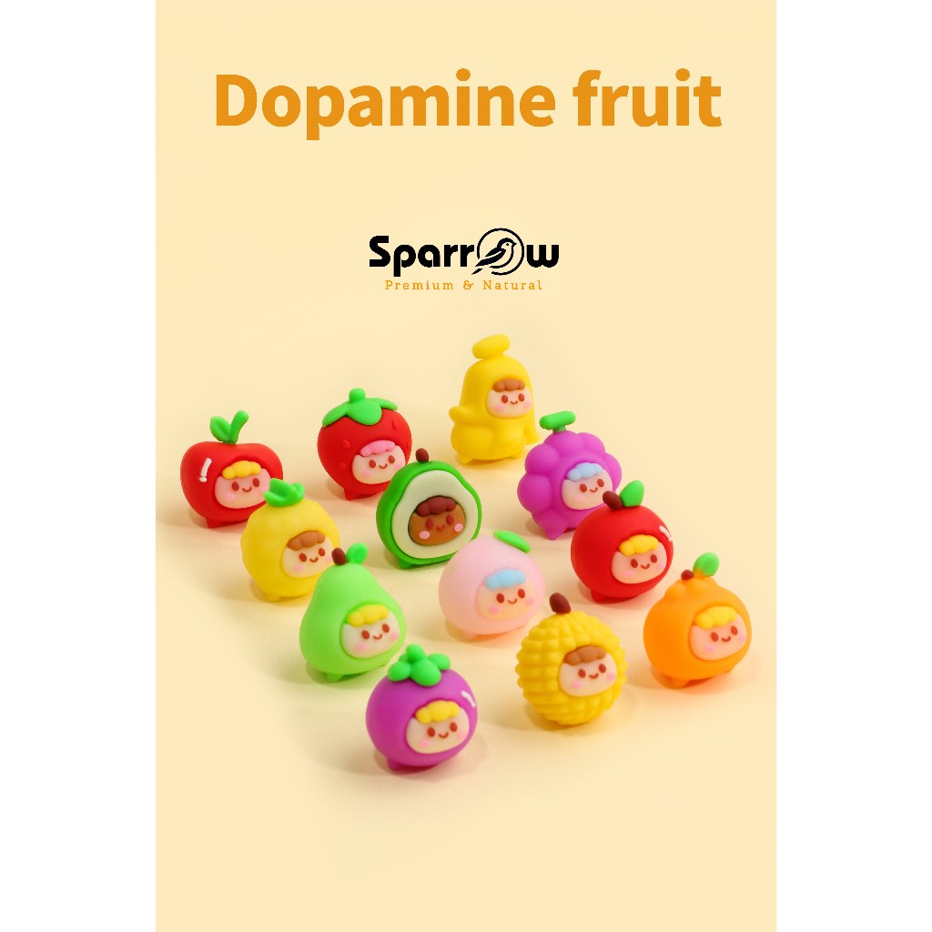 

SPARROW Penghapus / Eraser / Karakter Lucu Cantik HUGS AND FRUITS (7477)