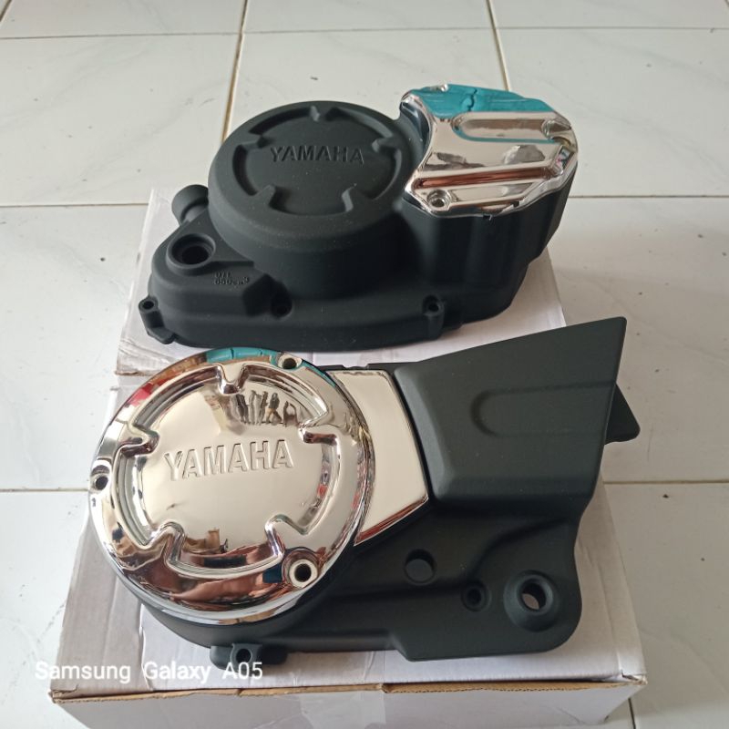 Bak kopling rx king hitam doff tutup crom | bak kopling rx king warna hitam doff tutup crom