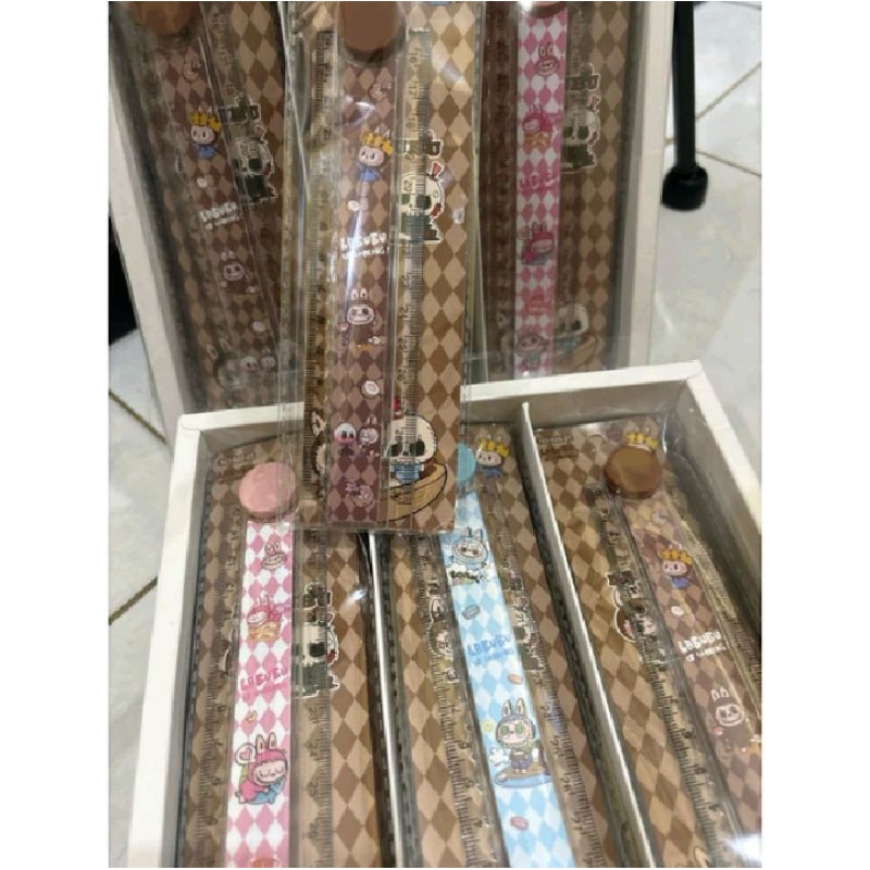 

penggaris 30 cm motif labubu import per 3pcs