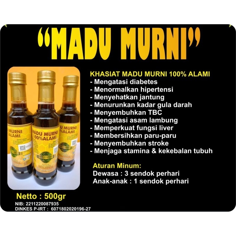 

Madu Murni Alami 100% Asli Anugrah