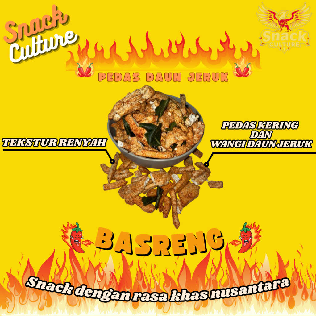 

BASRENG STIK PEDAS GURIH DAUN JERUK 500gr 200gr 100gr SNACKCULTURE