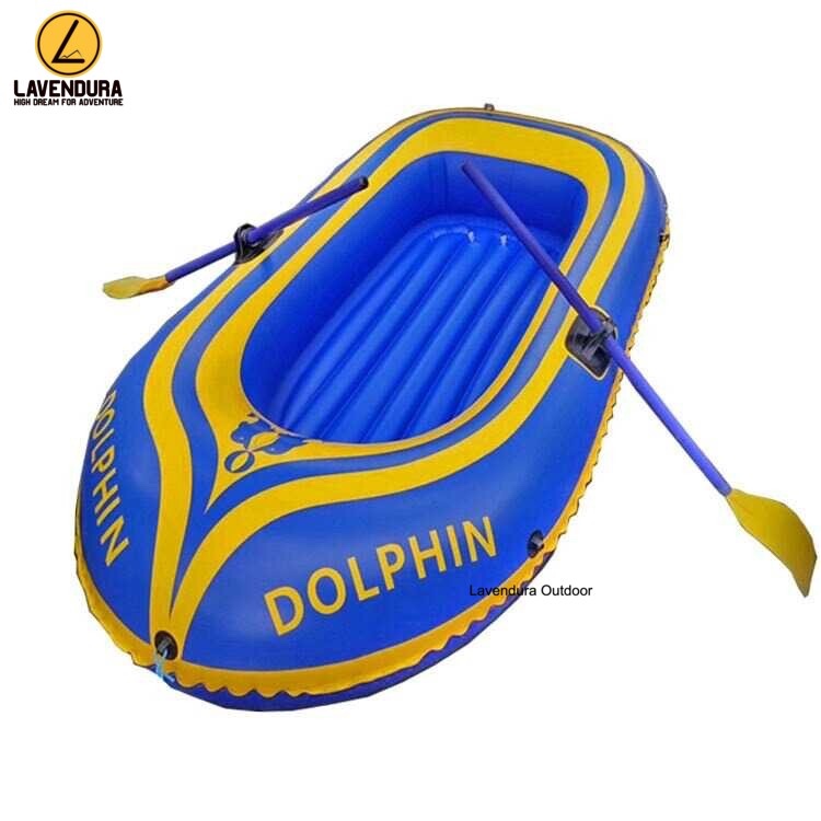 Perahu Karet Inflatable Boat 2 Orang Blue Perahu Karet Mancing Inflatable Fishing Boat 2 Person Fish