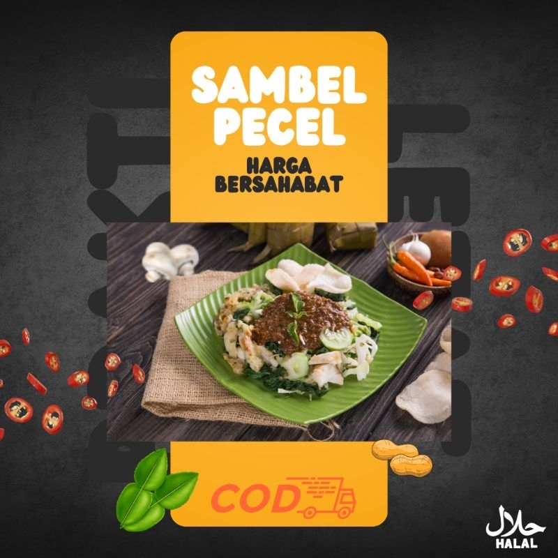 

Sambel pecel instan & lezat – halal 250gr-500gr