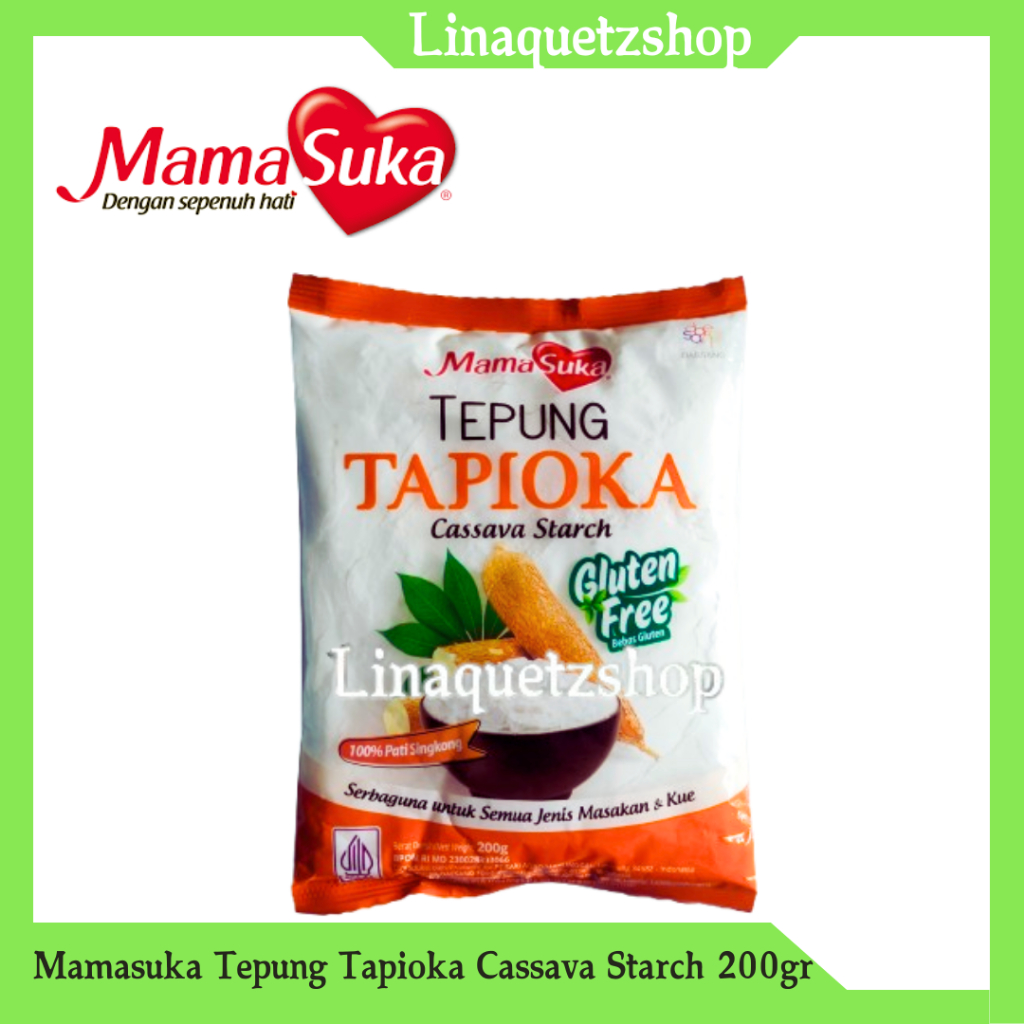 

MAMASUKA Tepung Tapioka Cassava Starch Gluten Free 200gr