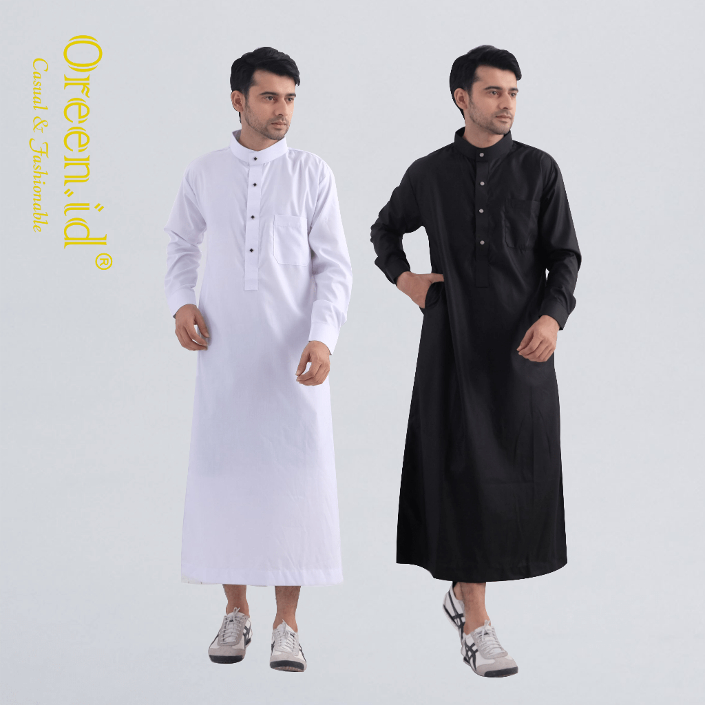 Oreen.id - Gamis Pria | Jubba Pria Tangan Panjang