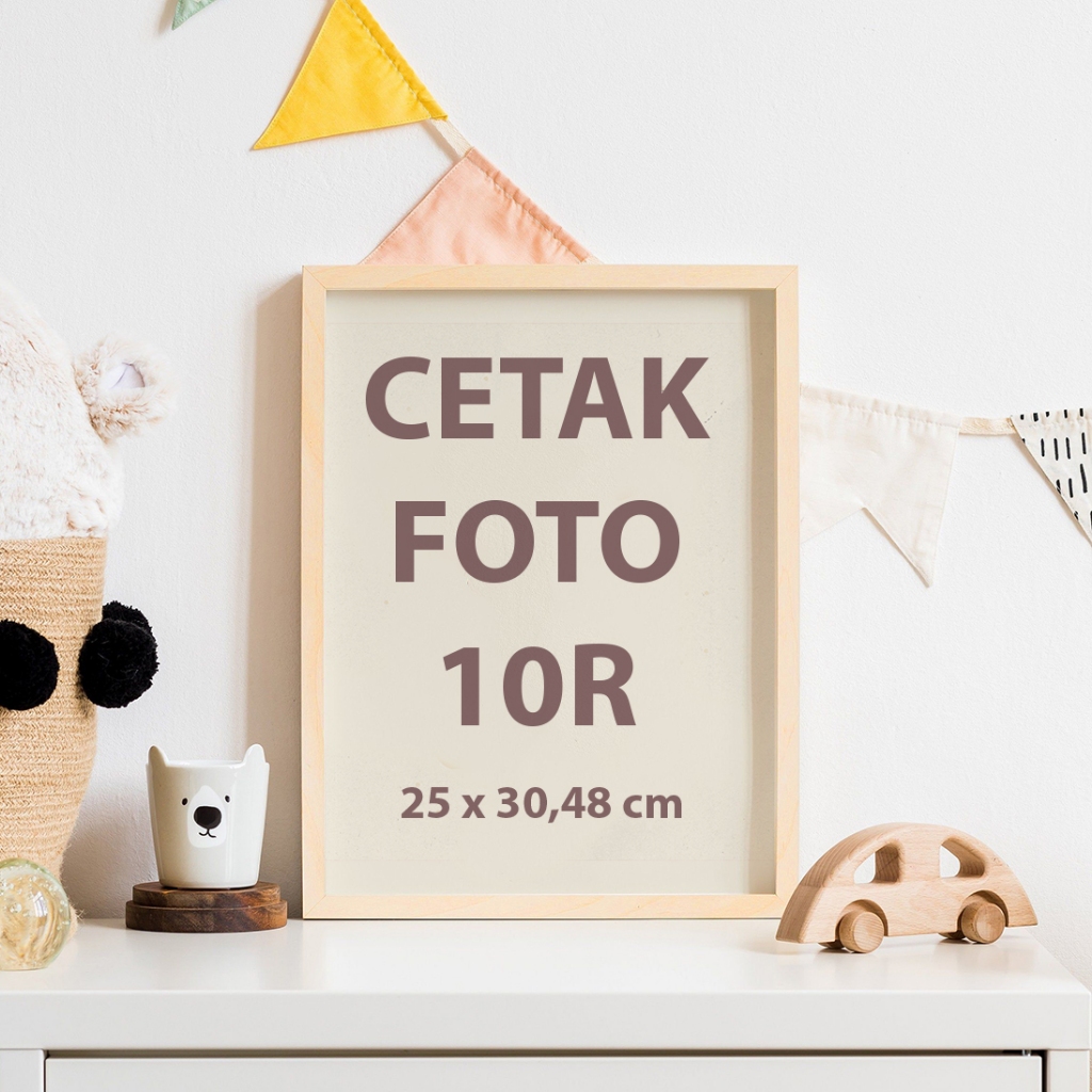 Cetak Foto + 10 R Bingkai Foto Paket Cetak Foto Sudah Sama Bingkai Frame Tanpa Paku - Tinggal Tempel