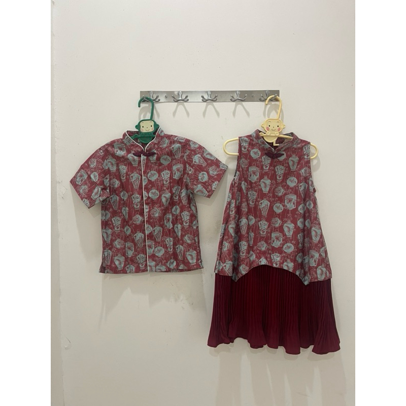 atasan qibao kemeja cny imlek anak cowok preloved lewis emma