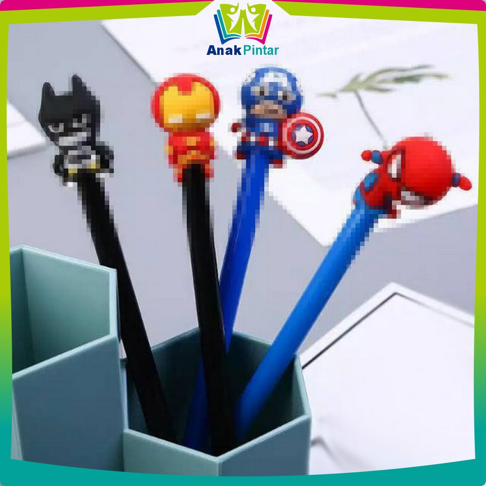 

Pen Hero Alat Tulis Stationary / Pena Hero / Pulpen Gel Karakter Hero Lucu Anak Pintar A12
